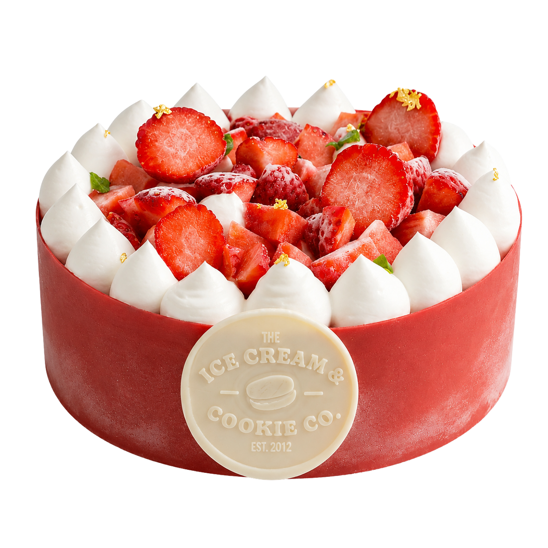 Strawberries & Creme Ice Cream Cake — The Ice Cream & Cookie Co., 18 Gough Street Hong Kong